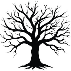 tree silhouette vector