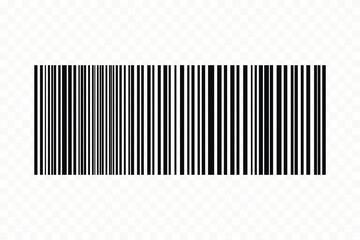Barcode isolated on white background. Code stripes sticker. Barcode labels, customers qr code.