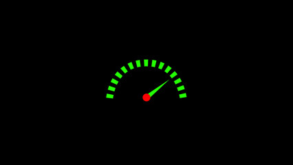 Dashboard speedometer icons. Tachometer icon isolated. Performance indicator sign. Car speed.