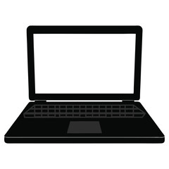  Leptop Silhouette Vector Art Design