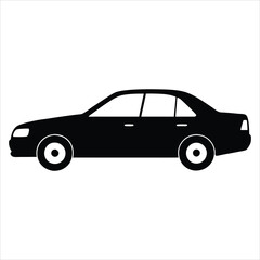 Car Silhouette Vector Art Design