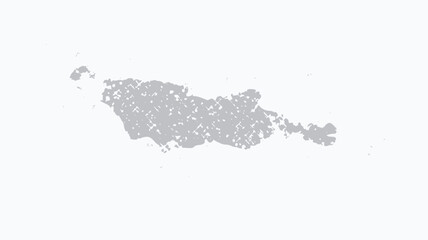 Obraz premium The image showcases an abstract texture composed of numerous small, gray particles dispersed across a white background. The particles vary in density, creating a cloud-like or smoky effect. The