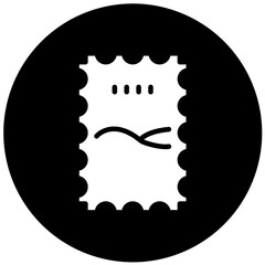 Vector Design Post Stamp Icon Style