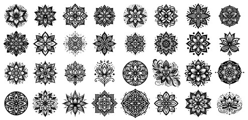 ornamental mandalas and circular geometric patterns