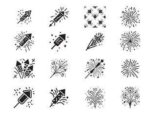 Fototapeta premium Versatile Fireworks Vector Artwork for Commercial Projects