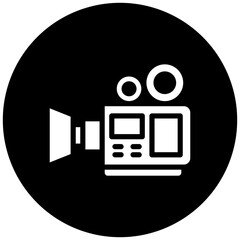 Vector Design Video Camera Icon Style