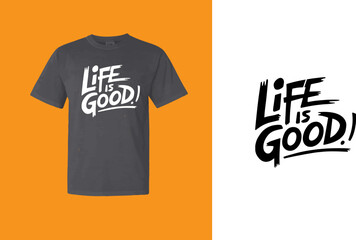 Think outside the box motivational t-shirt design typography. Hand drawn inspirational apparel lettering print. Vector illustration with black tshirt