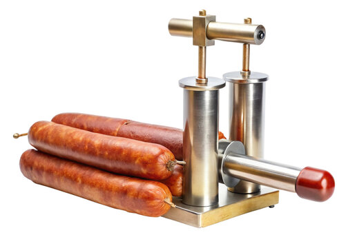 Sausage stuffer isolated on white background