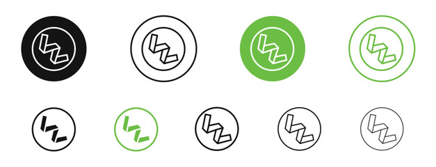 Protein icons in black and green colors. vector pack