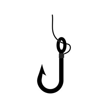 recommend clip art: Fishing Hook Silhouette Fishing hook