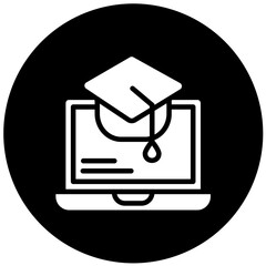 Vector Design Online Learning Icon Style