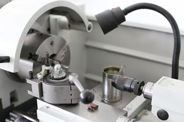 Lathe, CNC machine, control elements