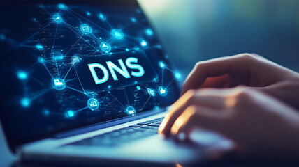 Businessman analyzing Digital Markets Act concepts in futuristic setting