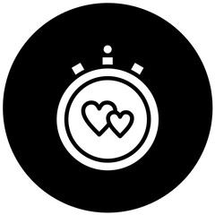 Love Compass Vector Design Icon Style