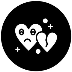 Heart Emoticon Vector Design Icon Style