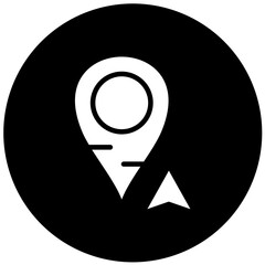 North Arrow Vector Design Icon Style