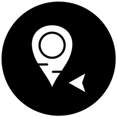 West Arrow Vector Design Icon Style