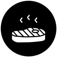 Vector Design Steak Icon Style