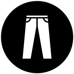 Vector Design Trousers Icon Style