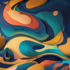 abstract background with waves