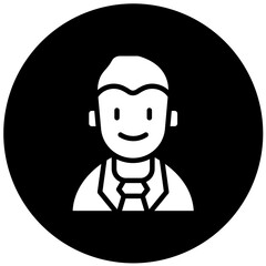 Vector Design Character Male Icon Style