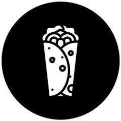 Vector Design Burrito Icon Style