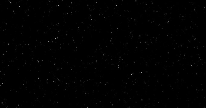 Abstract Looping Subtle Pixel Stars Blinking Elegant Motion Background 4K