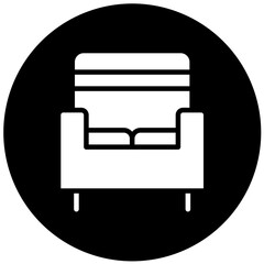 Vector Design Armchair Icon Style