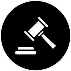 Vector Design Gavel Icon Style