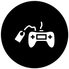 Vector Design Gamepad Sale Icon Style