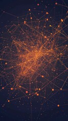 Fototapeta premium Abstract Network Design: A Visual Representation of Complex Interconnections