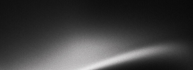 Grainy black white gradient background with dark noise texture gray cover header poster monochrome backdrop design