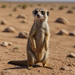 Fototapeta premium meerkat on guard