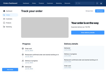 Orders Dashboard, Sales Tracking Panel, Purchase Management System, Order Monitoring Interface, Transaction Dashboard, E-commerce Control Panel, Inventory & Orders Tracker, Shipment Management Hub