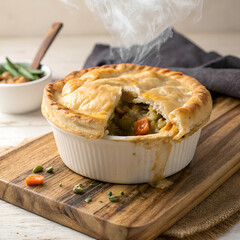 apple pie on a plate