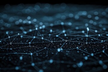 Obraz premium Technological dark abstract background