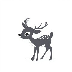 Cute Deer Silhouette Exploring Nature, Art, and Symbolism in Wildlife Designs