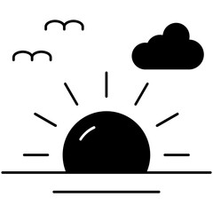 Sunset Icon