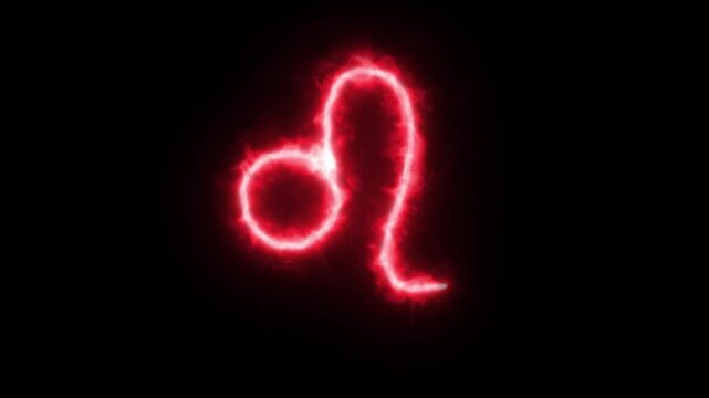 animated symbol of the zodiac sign Scorpio