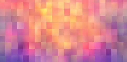 Abstract Pastel Square Mosaic Background Soft Hues and Geometric Design