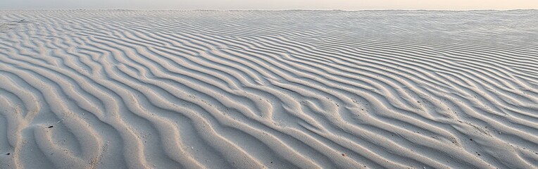 Obraz premium Ripples of sand create a tranquil landscape
