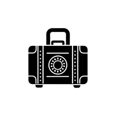 creative details Travel Suitcase Icon vector illustration
