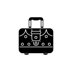 creative details Travel Suitcase Icon vector illustration