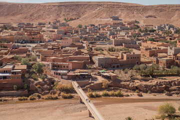 Ksar of Aid-Ben-Haddou is an ancient settlement included in the UNESCO World Heritage List. This settlement, where houses made of earth are surrounded by walls, is an important tourism location in Mor © Ali
