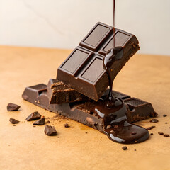 chocolate and coffee beans