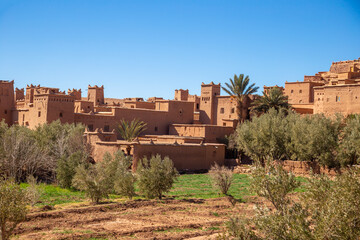 Ksar of Aid-Ben-Haddou is an ancient settlement included in the UNESCO World Heritage List. This settlement, where houses made of earth are surrounded by walls, is an important tourism location in Mor © Ali