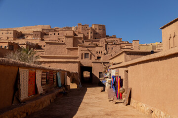 Ksar of Aid-Ben-Haddou is an ancient settlement included in the UNESCO World Heritage List. This settlement, where houses made of earth are surrounded by walls, is an important tourism location in Mor © Ali