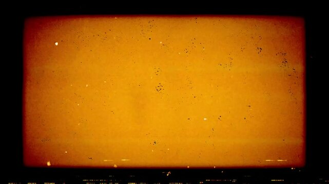 Old Movie. Real hard 8 mm film scratches