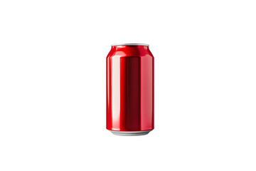 Classic Red Soda Can, Refreshing Beverage for Any Occasion on transparent background