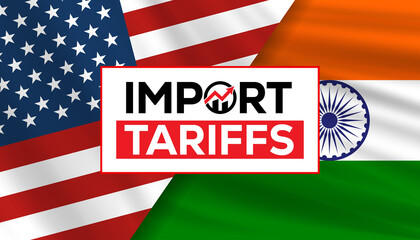 Visual representation of strained relations between the USA and India. Suitable for concepts as The...